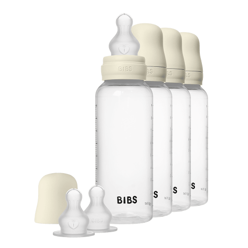 Baby BPA-Free PP Bottle 9oz 4 Pack Silicone - Ivory – Bibsworld store US