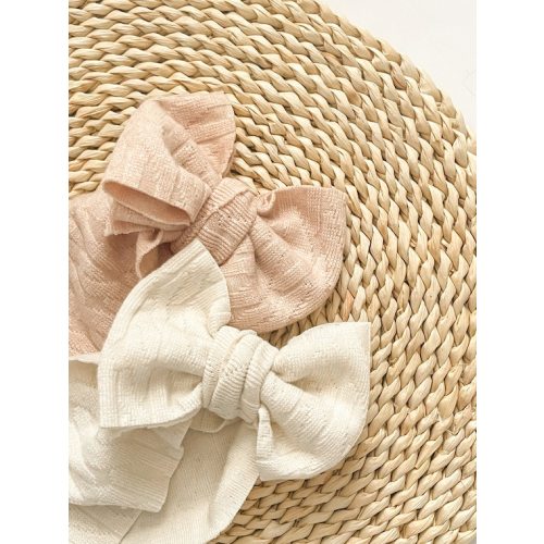 COZY Bow Headwrap Cute Pink Big Bows Sweater Weather - Etsy