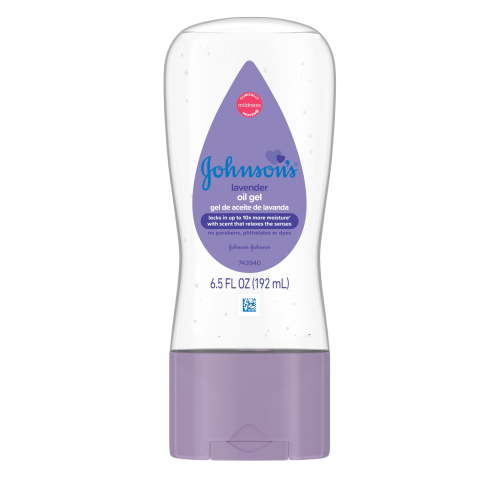 Johnson's Baby Moisturizing Oil Gel with Lavender Scent, 6.5 fl. oz