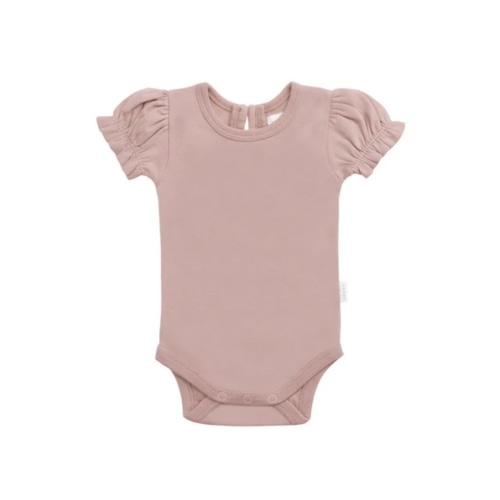 Organic Cotton Elly Bodysuit - Powder Pink – Jamie Kay USA