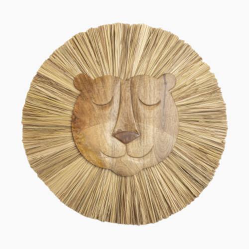 Crane Baby Handcrafted Wood Wall Decor - Lion | Babylist Shop