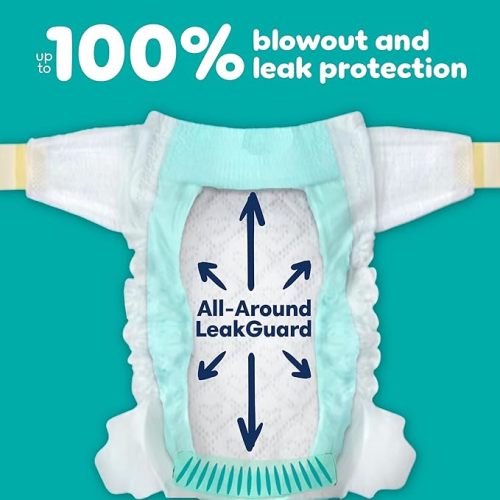 Pampers Baby Diapers - Swaddlers - Size 0, 84 Count, Ultra Absorbent Disposable Newborn Diaper