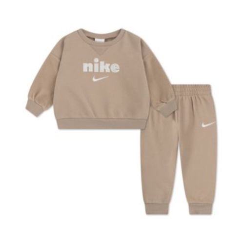 Baby Boys' Cozy Comfort Crewneck Sweatshirt and Pant, 2-Piece Set