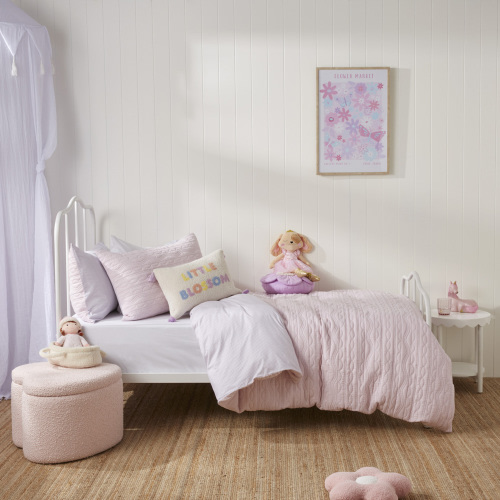 Adairs Kids - Haven Lilac Quilted Quilt Cover Set | Adairs