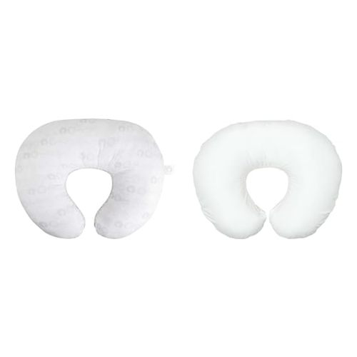 Boppy Original Nursing Pillow Liner, Bright White, Machine Washable and Wipeable, Extends Time Between Washes, Liner Only