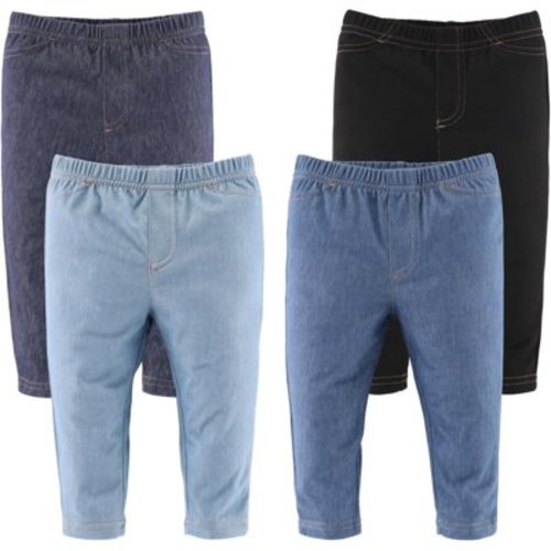 The Peanutshell Baby Jeggings, 4-Pack, Size 3-6 Months
