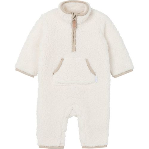 Gerber Baby Gender Neutral Fleece Romper - Ivory - 3-6 Months