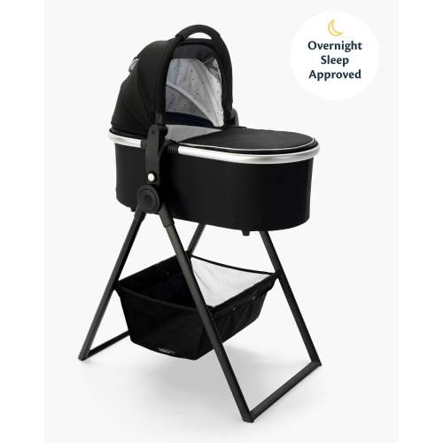 Bassinet + Bassinet Stand | Black, Black