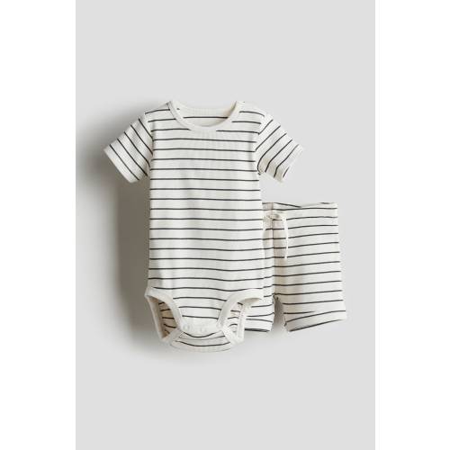 2-PIECE RIBBED COTTON SET