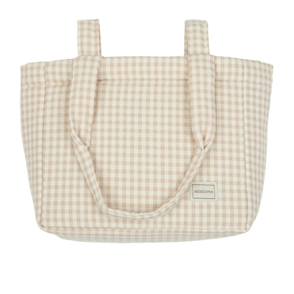 Handle Bag Vichy Rose · Minicoton