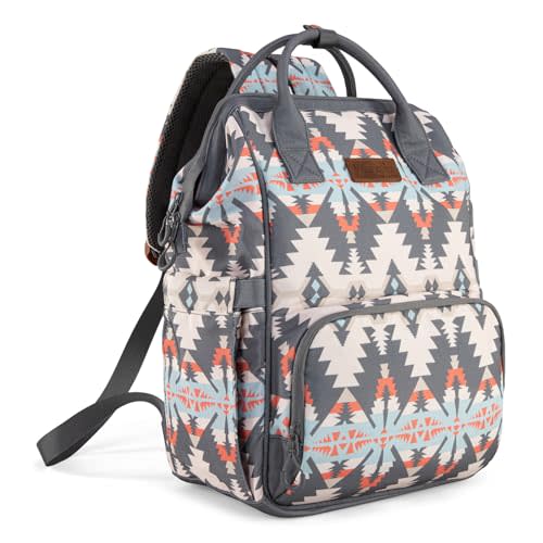 Wrangler Callie Diaper Bag Backpack with Stroller Straps Multifunction Baby Travel Bag WG2210-9110GY