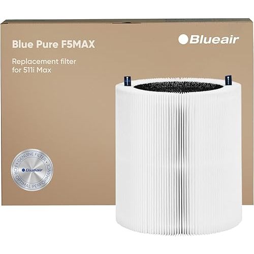 Blueair Blue Pure 511i Max Genuine Replacement Filter, Fits Blue Pure 511i Max Air Purifier