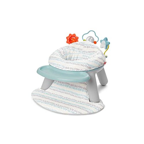 Skip Hop 2-in-1 Sit-up Activity Baby Chair, Silver Lining Cloud