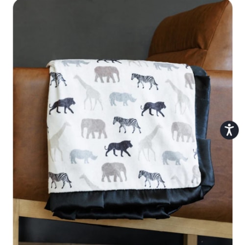 Safari Pattern Blanket | Minky Couture