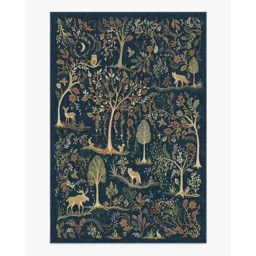 Wilder Blue Multicolor Rug | Ruggable US