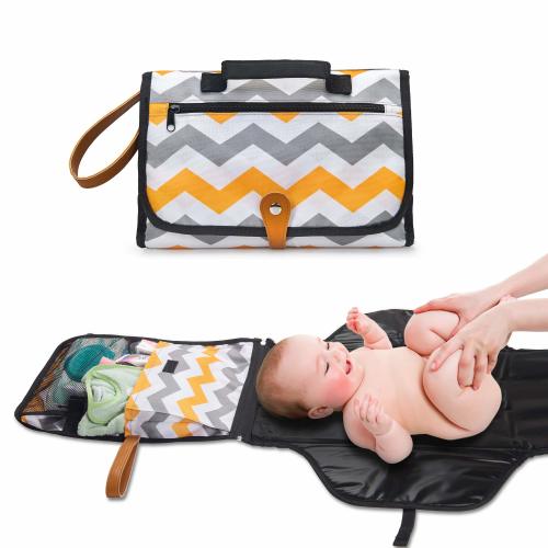 Diaper Changing Pad for Infants-Portable Diaper Changing Kit for Dads&Moms-Changing Station Organizer for Outdoor&Travel-Play Mat On The Go-Perfect Baby Shower Gift (Rainbow)