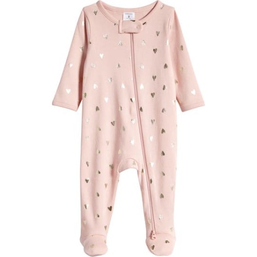 Print Cotton Footie, Newborn