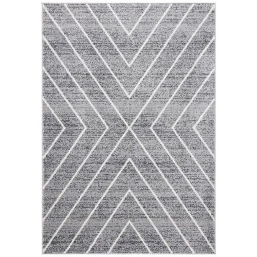 Adirondack ADR251 Machine Made Indoor Area Rug - Grey/Ivory - 5'-1"x7'-6" - Safavieh