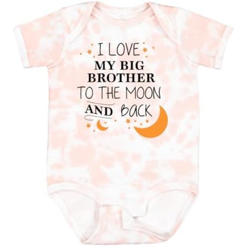 inktastic I Love My Big Brother To the Moon and Back Baby Bodysuit