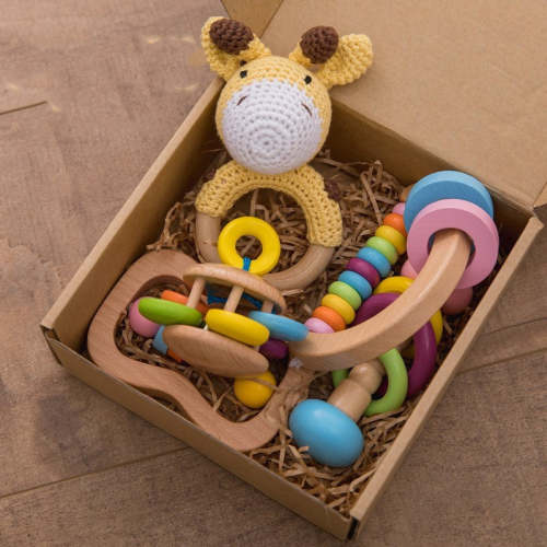 Montessori Wooden Rattle Kit - your baby’s first toy