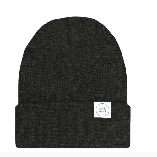 Beanie - Heathered Black