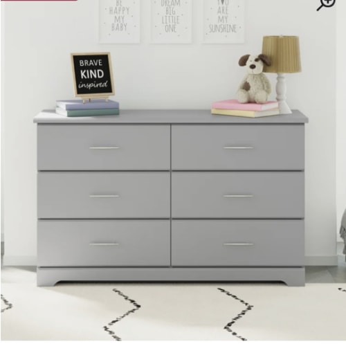 Brookside 6 Drawer Double Dresser