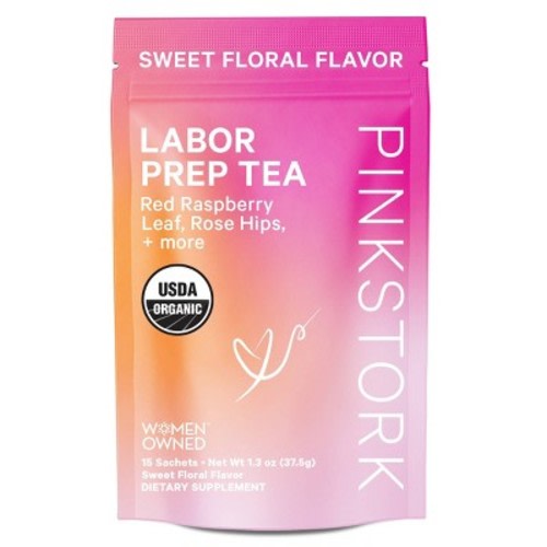 Pink Stork Organic Labor Prep Tea - 1.3oz/15ct