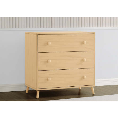 Jordan 3 Drawer Dresser with Interlocking Drawers | Delta Children