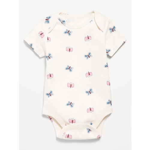 Printed Short-Sleeve Bodysuit for Baby