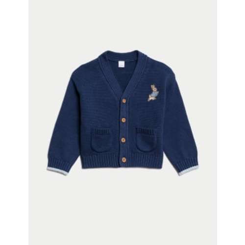 Pure Cotton Peter Rabbit™ Cardigan (0 Mths-3 Yrs)