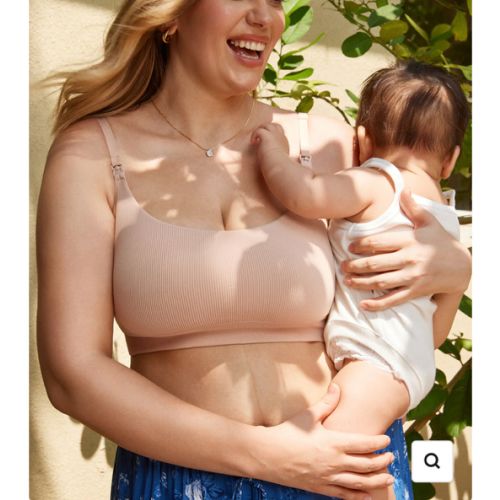 Ribbed Scoop Nursing Bralette