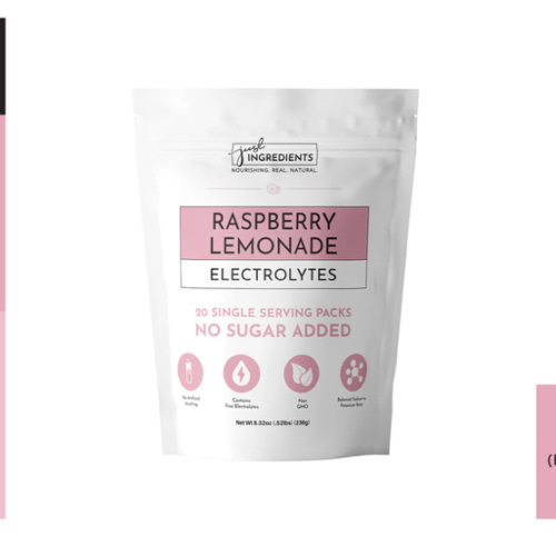 Raspberry Lemonade Electrolytes - Single Serving Packs (20) – Just Ingredients