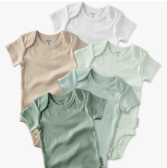 Butterblu Avery Multipack Short Sleeve Bodysuits 100% Organic Cotton