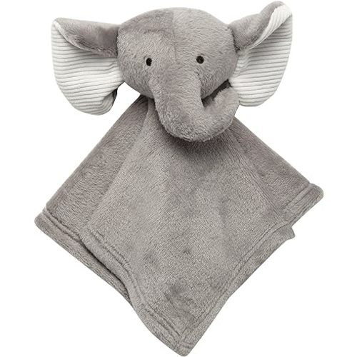 Lambs & Ivy Gray Elephant Soft Baby/Child/Toddler Plush Lovey Security Blanket