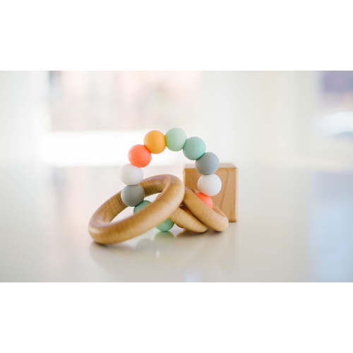 Saturn Ring Wooden Baby Teether