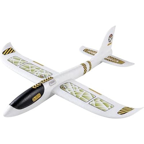 HABA 19" Hand Glider - Terra Kids Outdoor Toy Airplane, Easy-to-Assemble Kids Outdoor Toys & Plane Gliders Made from Robust Styrofoam for Ages 8 and Up