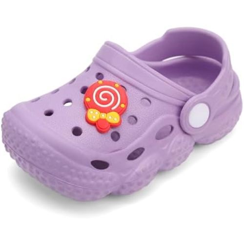 INMINPIN Baby Clogs Garden Shoes Newborn Infant Lightweight Breathable Beach Pool Sandals Non-Slip Baby Boys Girls Water Shower Summer Shoes Splay Naturally
