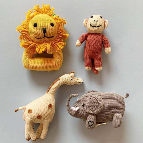 Safari Animals Rattle Set