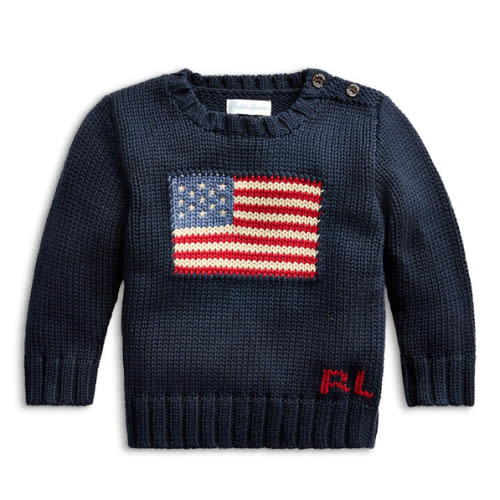 Ralph Lauren Baby - The Iconic Flag Sweater (6 Months)
