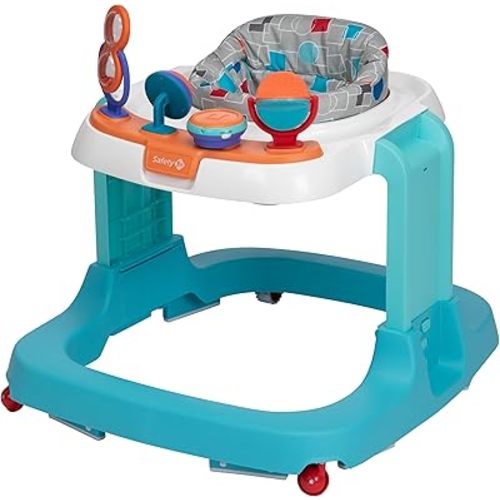 Safety 1st Ready, Set, Walk! DX Developmental Walker, Grey Geo