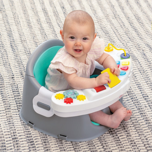 Infantino Music & Lights 3-in-1 Discovery Seat & Booster - Teal