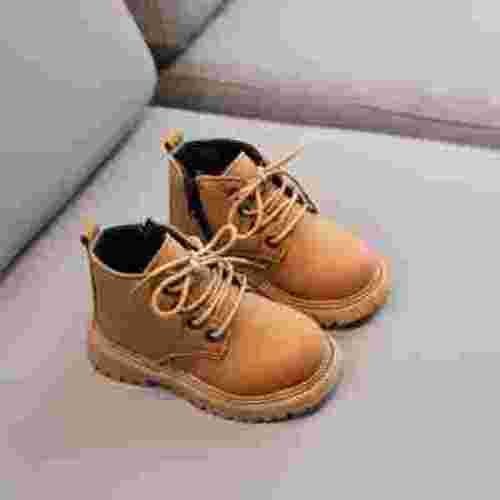 SDJMa Toddler Boys Girls Boots Kids Work Boots Winter Snow Boots Lace Up Hiking Outdoor Boots (Toddler/little Kid)