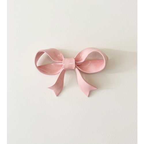 Medium Ceramic Wall Ribbon, Ceramic Bow Wall Art, Bow Nursery Decor, Decorative Bow, Handmade Ceramic Bow, Gift For Baby Girl