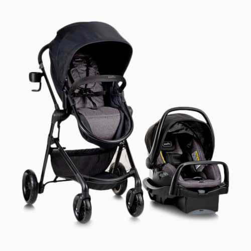 Evenflo Pivot Modular Travel System with LiteMax Infant Car Seat - Casual Gray