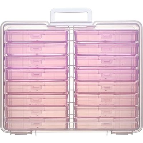 4"x6" Photo Storage Box with Handle photo and craft keeper storage box 16 Inner photo case Large Gradient