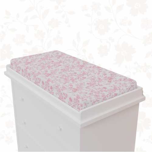 Pink Floral Baby Changing Pad Cover Nursery Baby Shower Gift, Baby Room Decor diaper changing pad, new mom pregnancy gift, postpartum gift