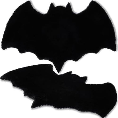 Xuhal Bat Rug Halloween Rug Gothic Rug Welcome Mat Soft Indoor Modern Area Rugs for Living Room Bedroom Home Decor Nursery Holiday Decorative