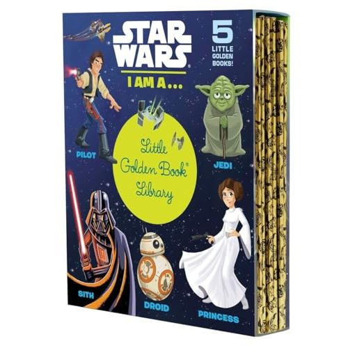 Star Wars: I Am a...Little Golden Book Library -- 5 Little Golden Books: I Am a Pilot; I Am a Jedi; I Am a Sith; I Am a Droid; I Am a Princess