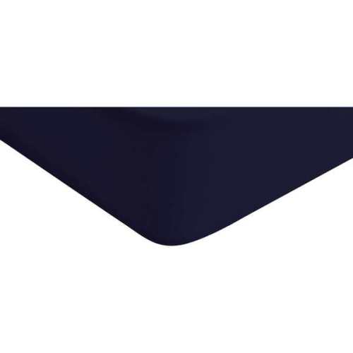 Crib Sheet in Navy, Navy - Kyte Baby | Maisonette