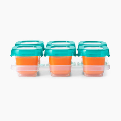 Baby Blocks 2oz Freezer Storage Containers - Teal